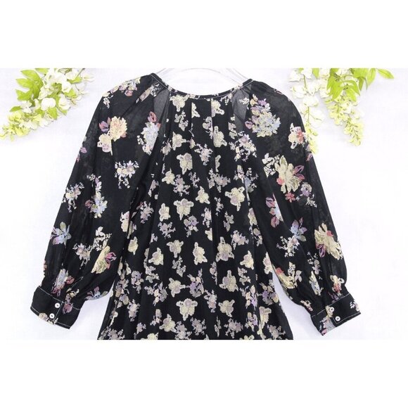 Free People Camella Mini Dress Women's Floral Printed Cotton Ruffle Sz XS - Picture 4 of 5